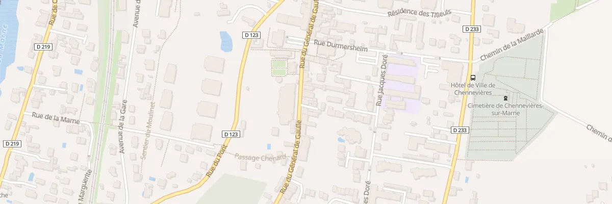 Plan du 71 Rue du Gal de Gaulle à Chennevières-sur-Marne