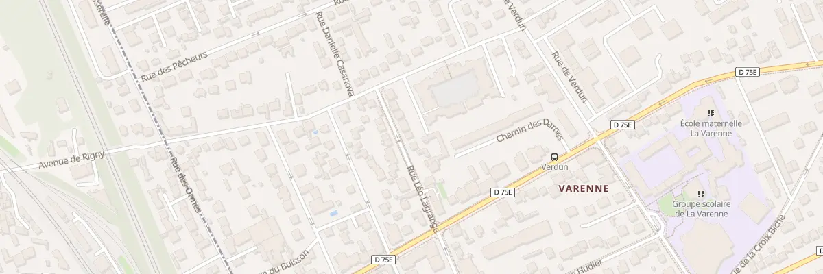 Plan du 7 Rue Léo Lagrange à Noisy-le-Grand