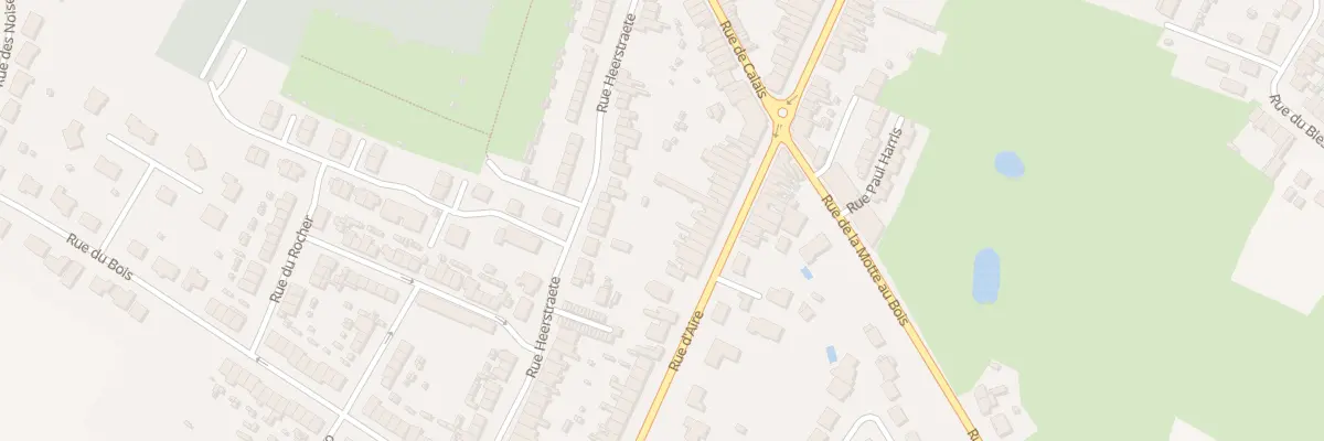 Plan du 206 Rue d’Aire à Hazebrouck
