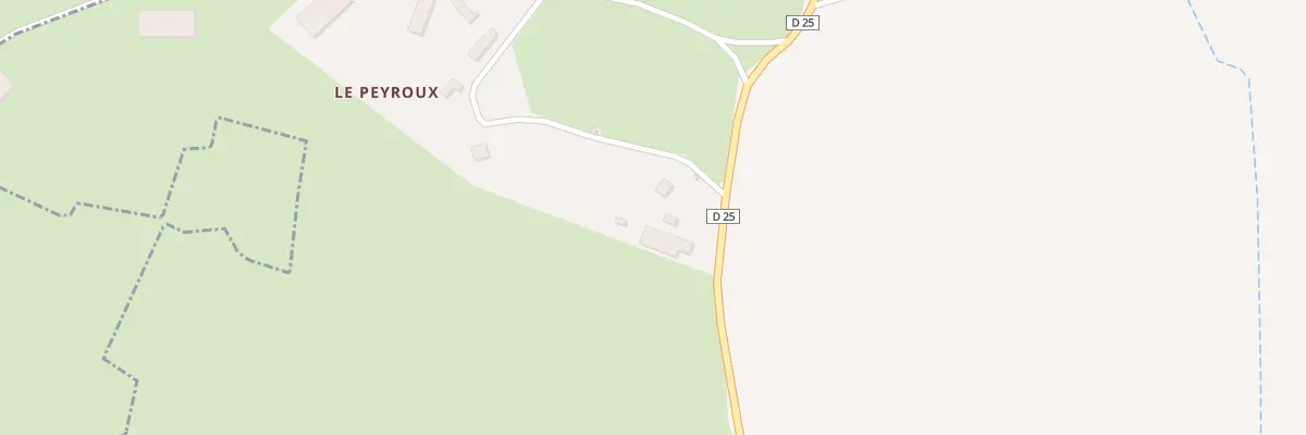 Plan du 5052 Le Peyroux à Chambonchard