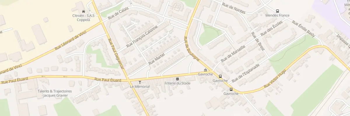 Plan du 23 Rue de Bordeaux à Bruay-la-Buissière
