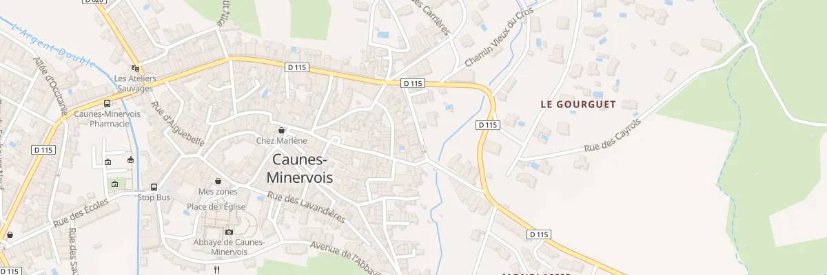 Plan du 10 Rue Joseph Sicard à Caunes-Minervois