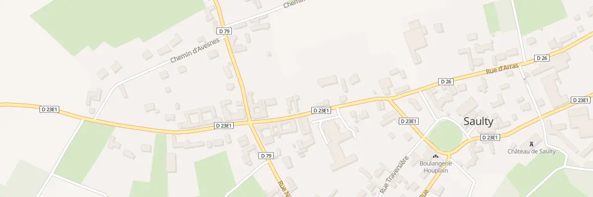 Plan du 75 Rue d’Arras à Saulty
