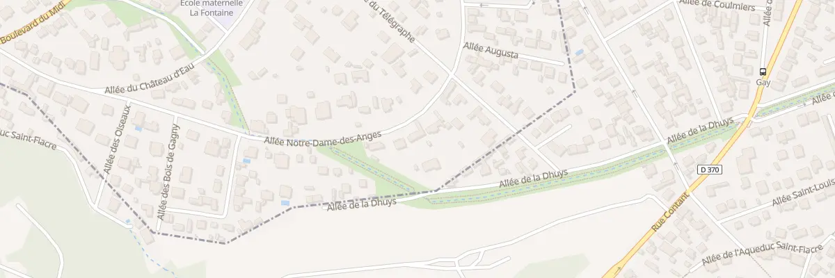 Plan du 40 All Notre Dame des Anges au Raincy