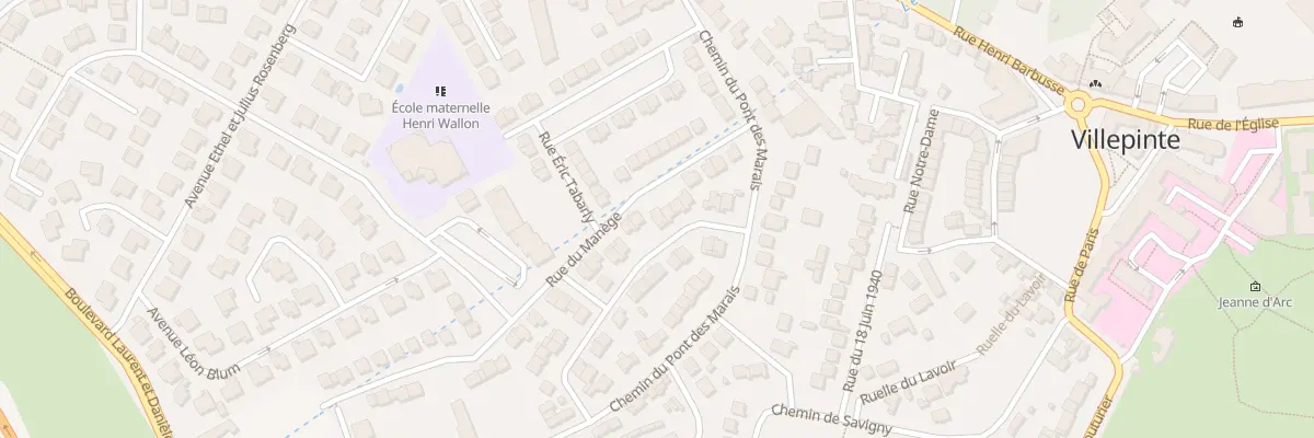 Plan du 12 Rue des Mimosas à Villepinte