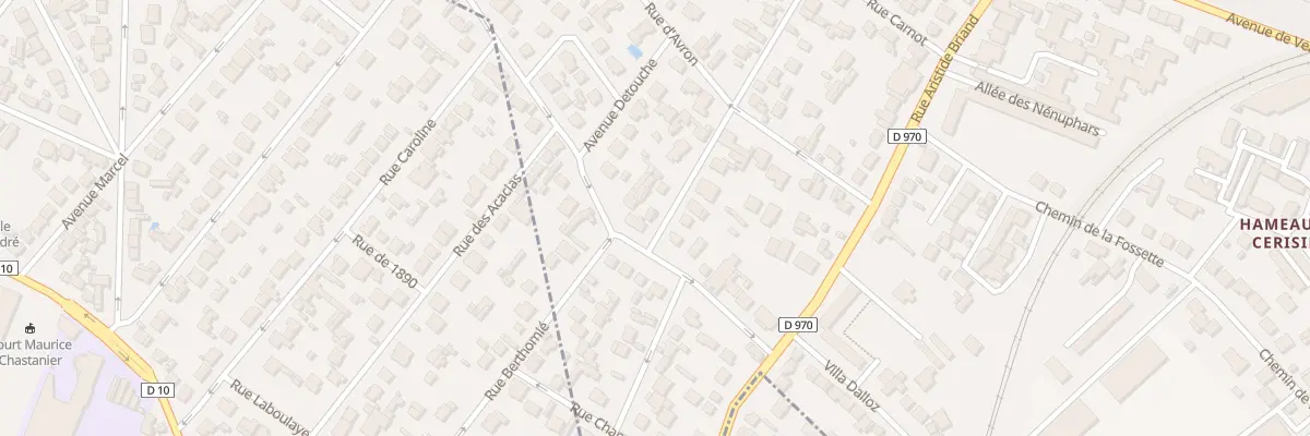 Plan du 22 Rue du Gal Gallieni à Gagny