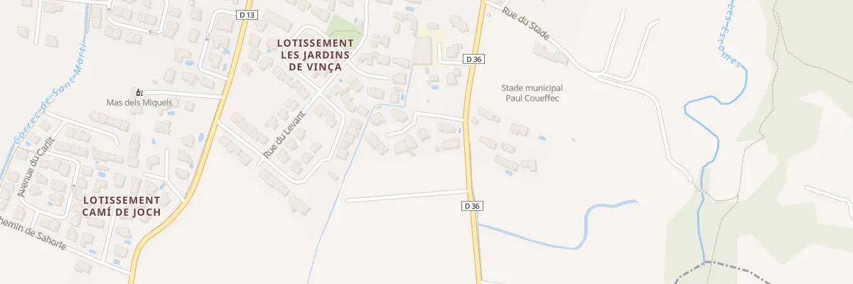 Plan du 3 Rue des Hortensias à Vinça