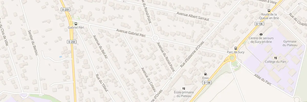Plan du 30 Rue du Rond Point à Sucy-en-Brie