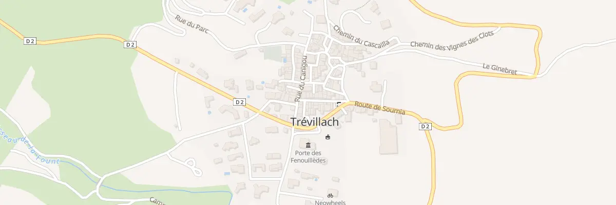 Plan du 13 Rue de la Fontaine à Trévillach
