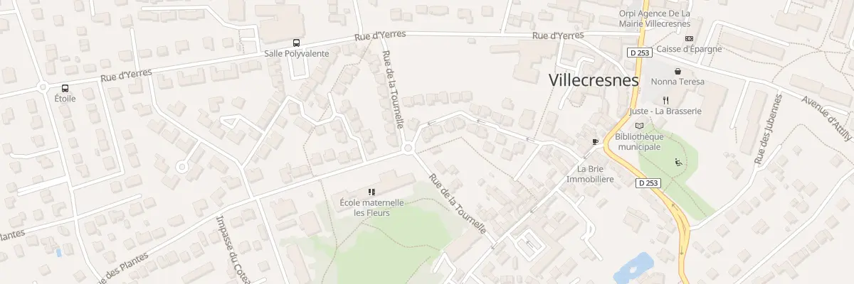 Plan du 1 Rue du Clos Saint Pierre à Villecresnes