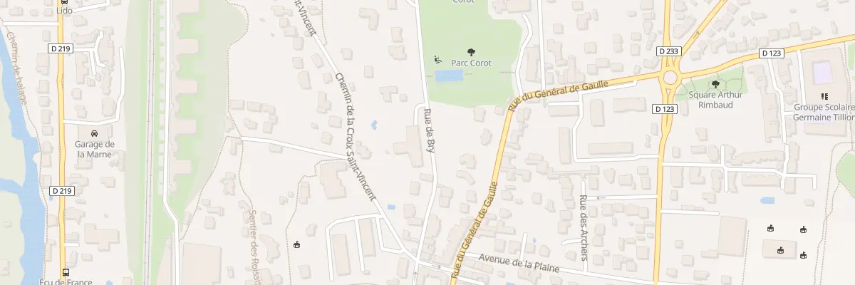 Plan du 15 Rue de Bry à Chennevières-sur-Marne