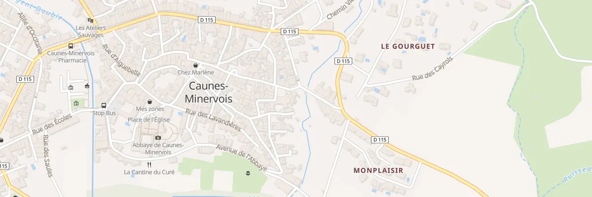 Plan du 4 Pte de Narbonne à Caunes-Minervois