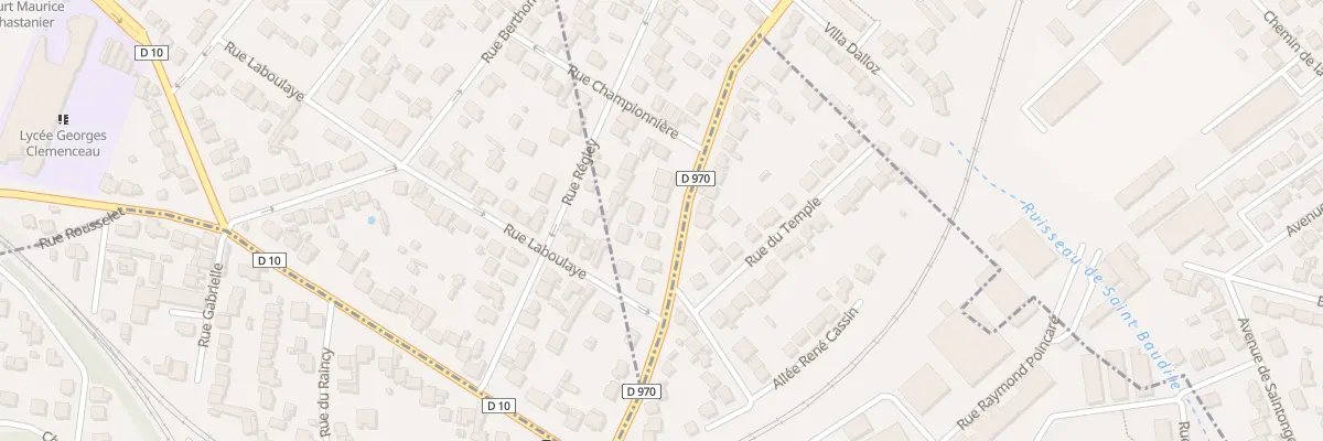 Plan du 92 Rue Aristide Briand à Gagny