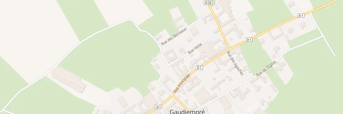 Plan du 1 Rue Verte à Gaudiempré