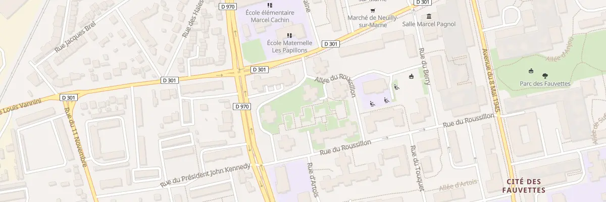 Plan du 4 Rue du Roussillon à Neuilly-sur-Marne