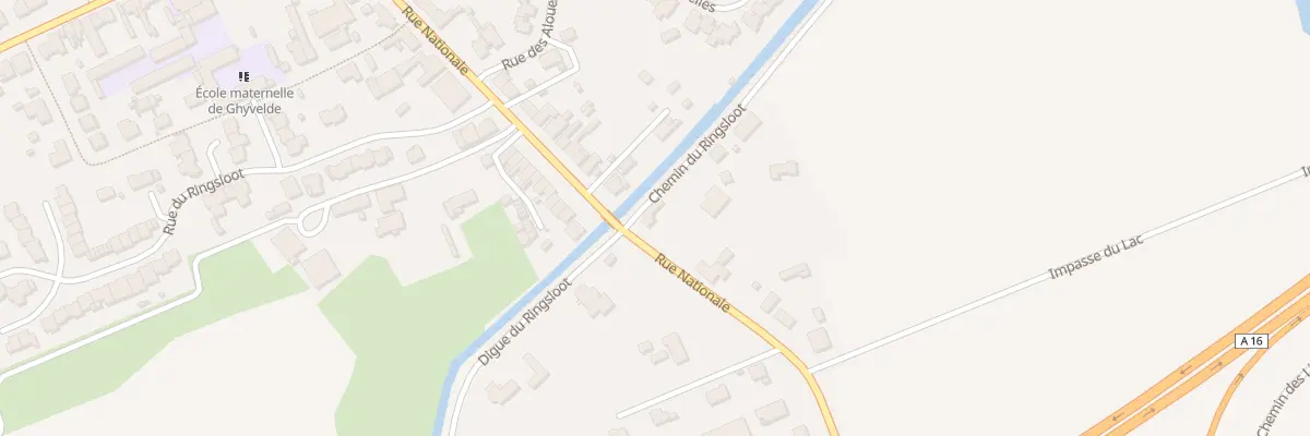 Plan du 1 Rue Nationale Les Moeres à Ghyvelde