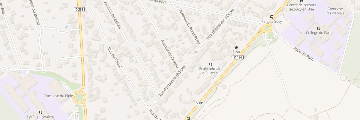 Plan du 52 Rue d’Estienne d’Orves à Sucy-en-Brie