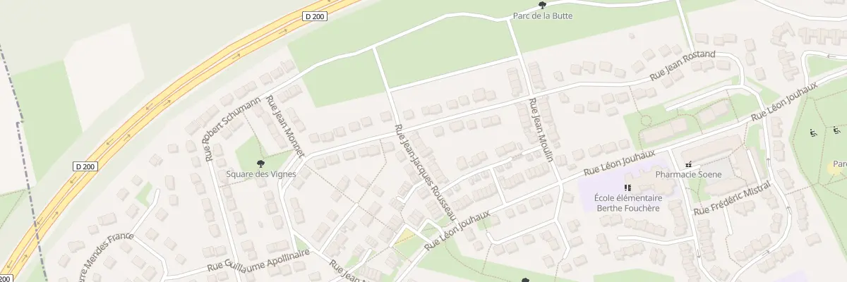 Plan du 19 Rue Jean-jacques Rousseau à Brenouille