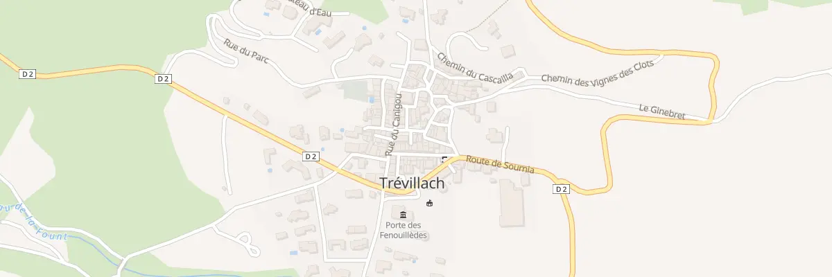 Plan du 1 Pl Jean Sire à Trévillach
