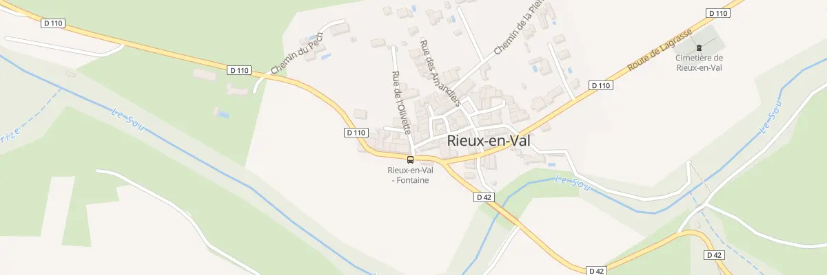 Plan du 1 Pl de la Fontaine à Rieux-en-Val