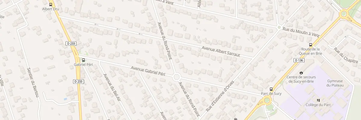 Plan du 7 Rue du Rond Point à Sucy-en-Brie