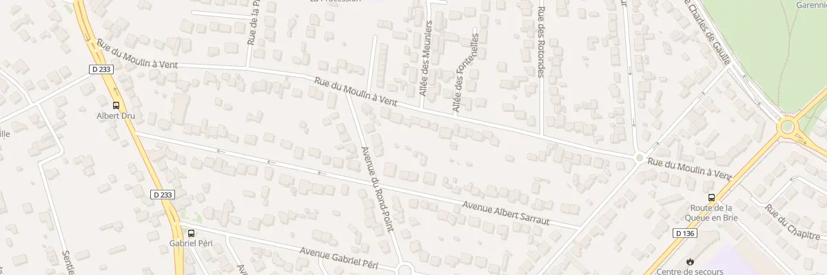 Plan du 34 Rue du Moulin à Vent à Sucy-en-Brie