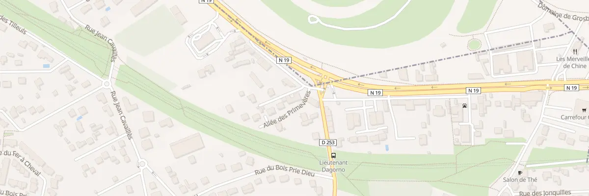 Plan du 37 Av de Lattre de Tassigny à Villecresnes