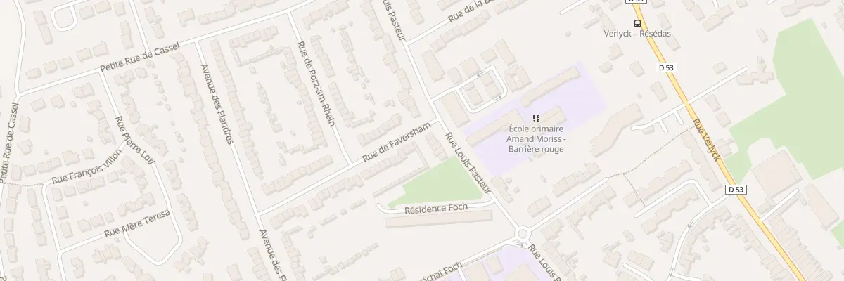 Plan du 109 Rue Louis Pasteur à Hazebrouck
