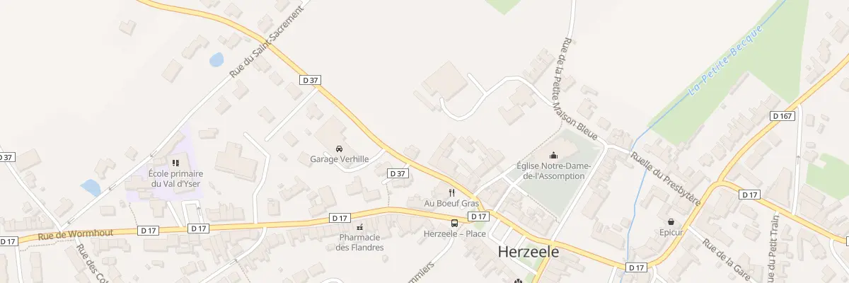 Plan du 56 La Rue de Wylder à Herzeele