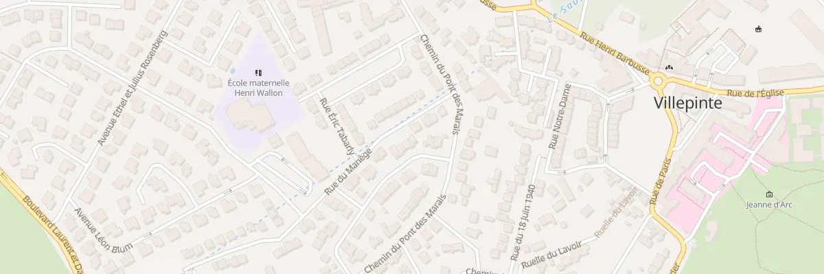 Plan du 6 Rue des Mimosas à Villepinte