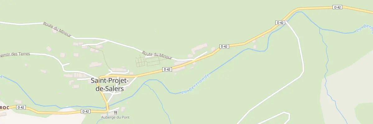 Plan du 5005 Le Bourg à Saint-Projet-de-Salers
