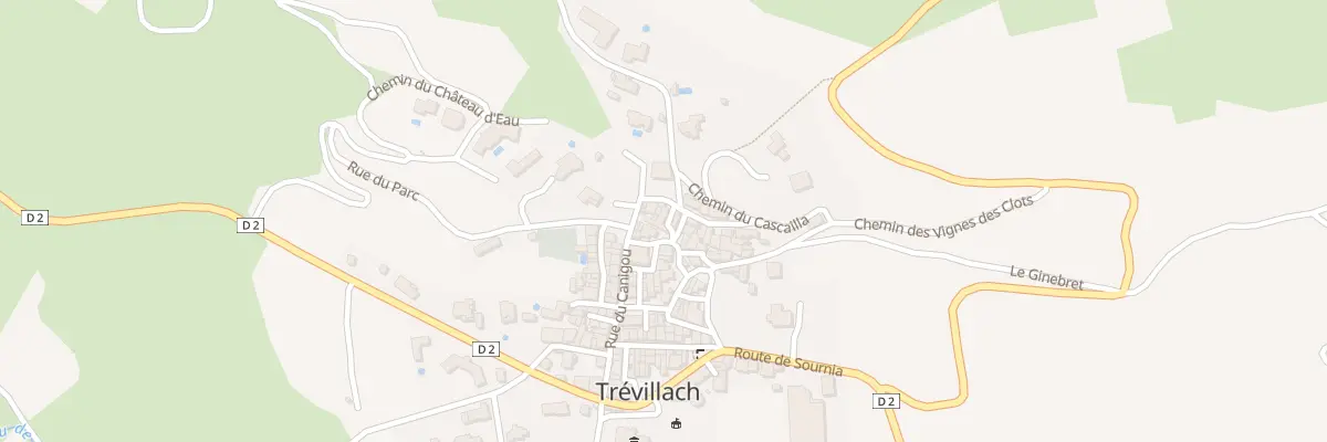 Plan du 1 Rue des Violettes à Trévillach