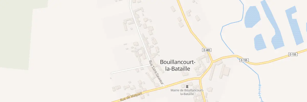 Plan du 6 Rue St Sauveur à Bouillancourt-la-Bataille