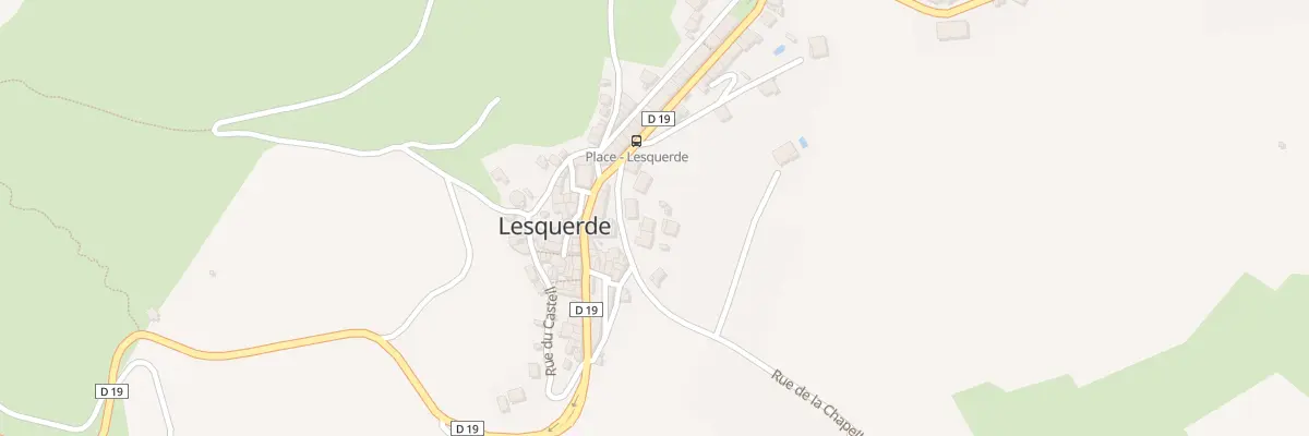 Plan du 3 Rue de la Chapelle à Lesquerde