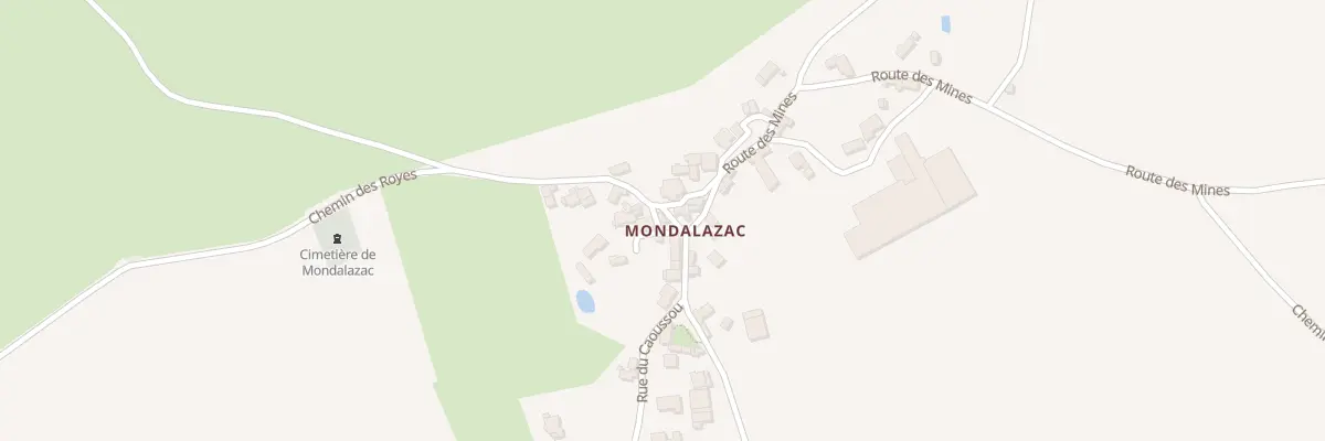 Plan du 5531 Mondalazac à Salles-la-Source