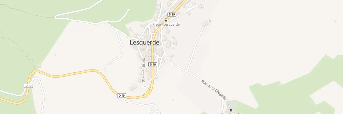 Plan du 86 Le Village à Lesquerde
