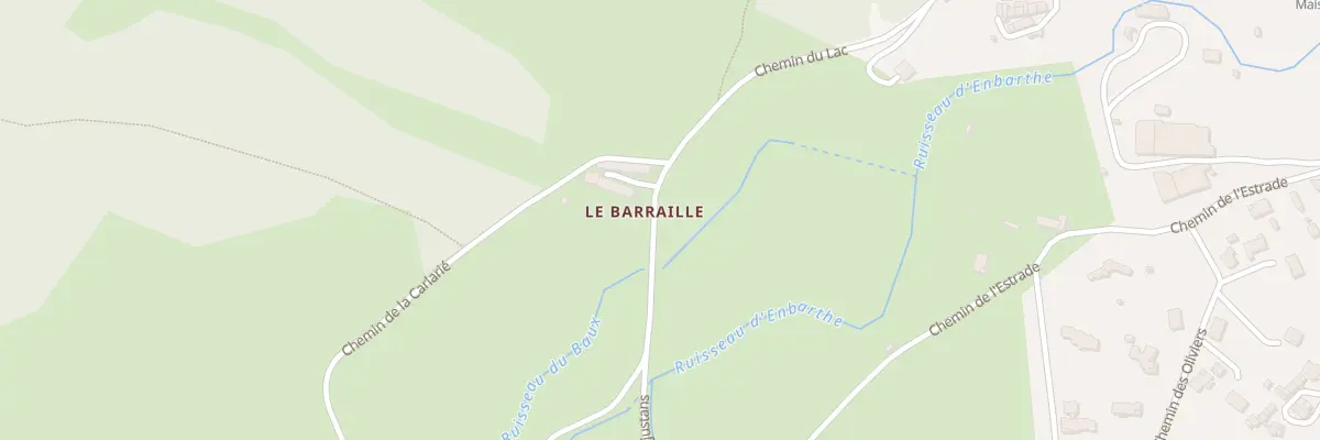 Plan du 37 Che du Lac à Albine