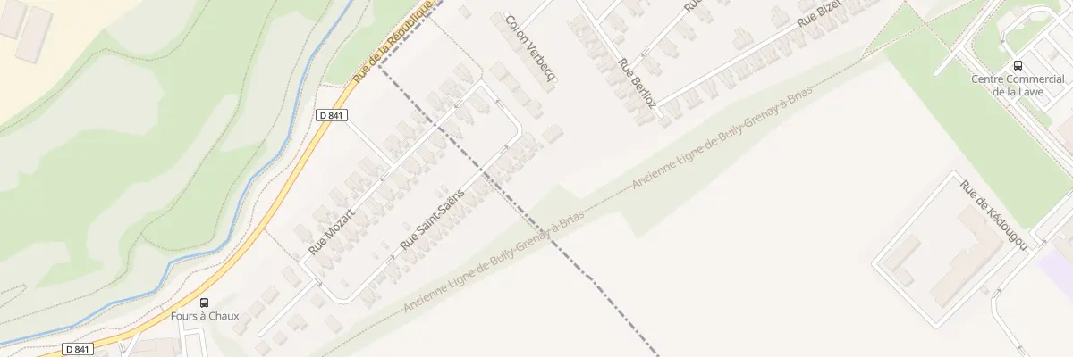 Plan du 4 Rue Saint-saens à Bruay-la-Buissière