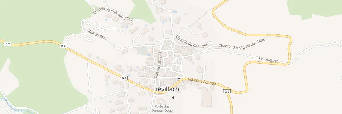 Plan du 1 Rue des Corbières à Trévillach