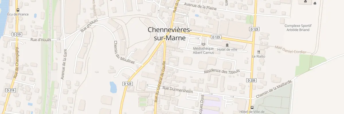 Plan du 39 Rue du Gal de Gaulle à Chennevières-sur-Marne