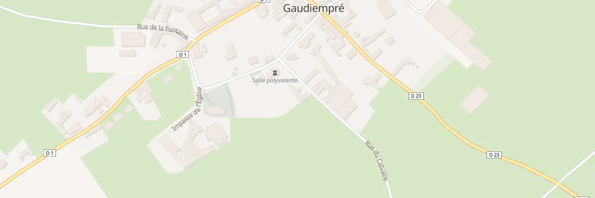 Plan du 4 Rue du Calvaire à Gaudiempré