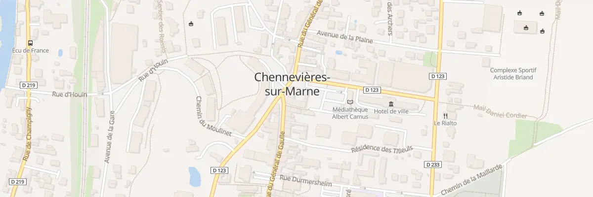 Plan du 29 Rue du Gal de Gaulle à Chennevières-sur-Marne
