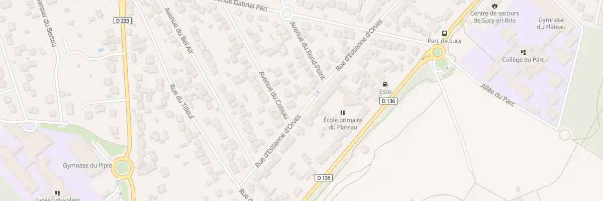 Plan du 50 Rue d’Estienne d’Orves à Sucy-en-Brie