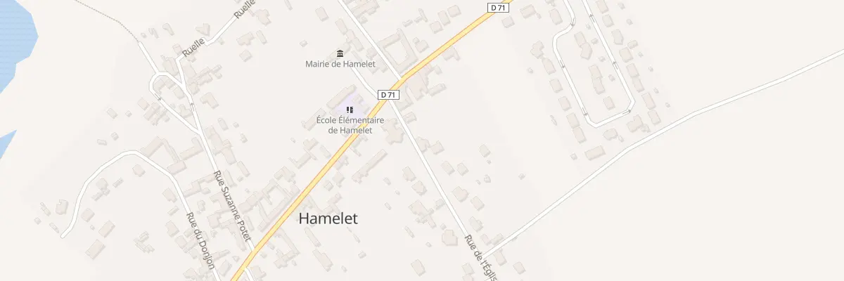 Plan du 5098 Rue de l’Église à Hamelet