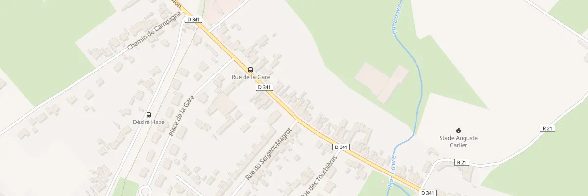 Plan du 504 Rue de la Gare à Houdain