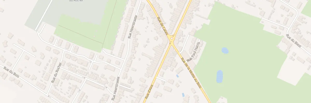 Plan du 190 Rue d’Aire à Hazebrouck