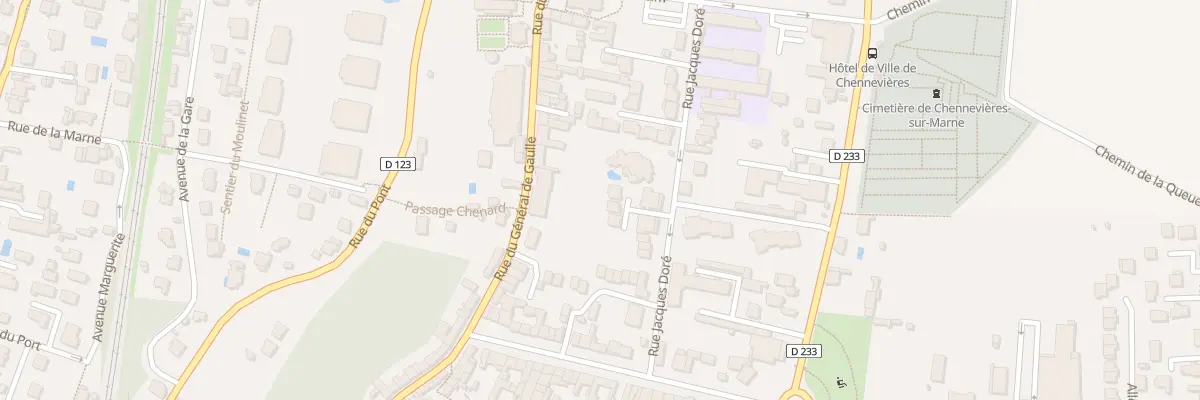 Plan du 81 Rue du Gal de Gaulle à Chennevières-sur-Marne
