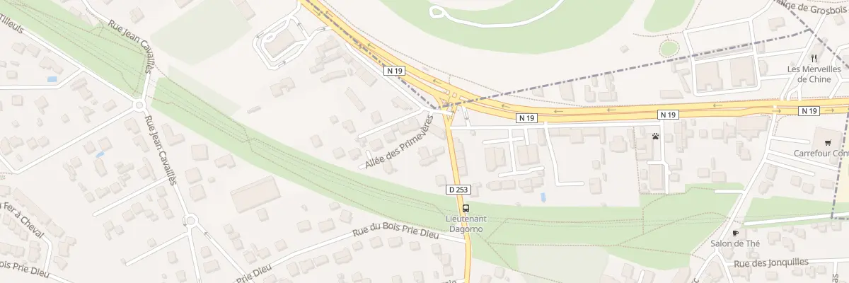 Plan du 35 Av de Lattre de Tassigny à Villecresnes