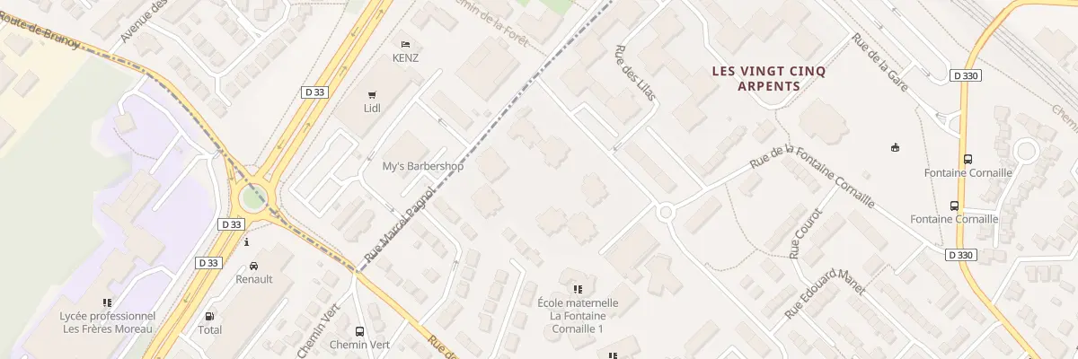 Plan du 2 Rue Residence la Fontaine à Quincy-sous-Sénart