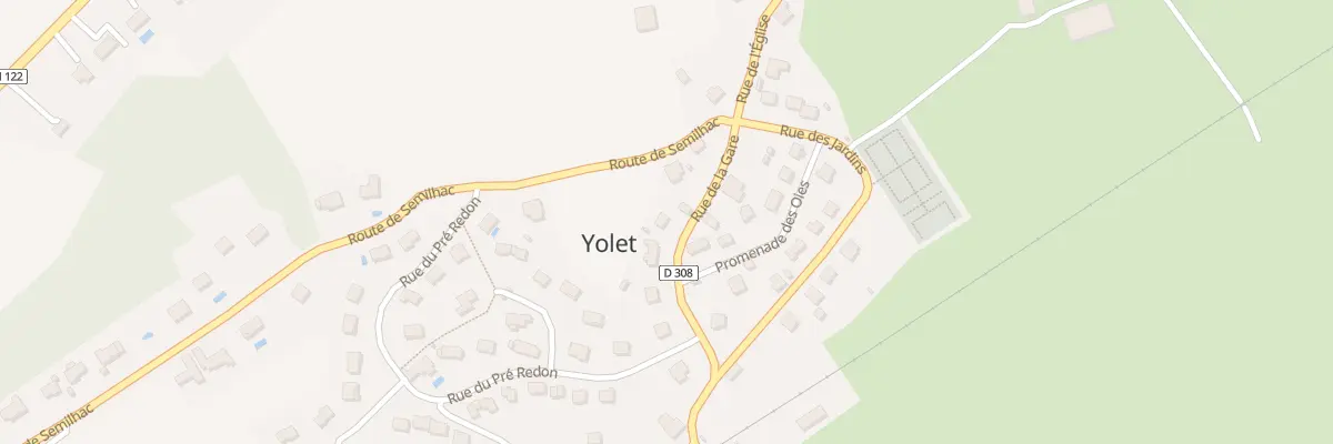 Plan du 4 Rue de la Gare à Yolet